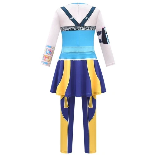 Girls Kpop Demon Hunters Cosplay Jumpsuit Rumi Zory Mira Costume Bodysuit Dress - Picture 55 of 66