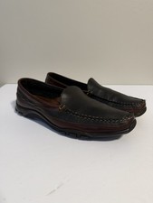 Allen Edmonds Mens Loafers Size 12B Boulder Black Brown Leather Shoes
