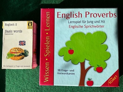 Englisch 2 Basic Words für Jung und Alt 2 Komet / Aulis Spiele 1-80 Personen90er