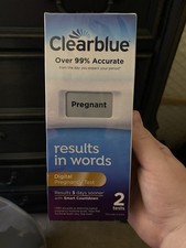 Lot of 14 -Clearblue Digital Pregnancy 2 Tests, Results in words 