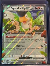 Squawkabilly ex PAF 75 Pokemon RR H NM