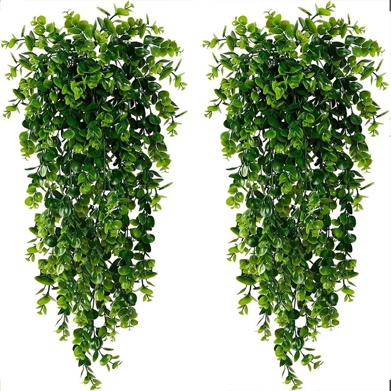 Künstliche Hängepflanze | ca. 80 cm Länge | Eukalyptusblätter Deko - Bild 4 von 4