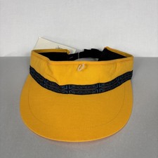 Vintage Columbia River Runner Visor Orange Adjustable Buckle Soleil Aztez NWT