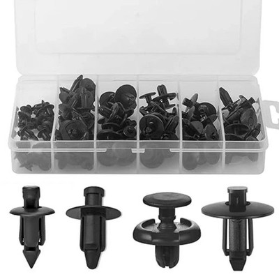 80Pcs M6 M7 M8 Motorcycle Fairing Bodywork Bolt Push Pry Rivets Pin Clip Retaine