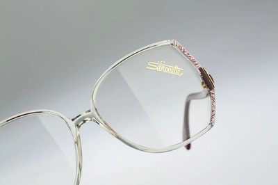 Silhouette SPX 1708 1356 Women Vintage Crystal Plum Frames Eyeglasses 58-15-135
