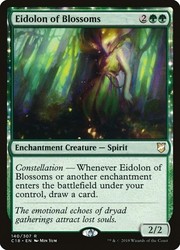 Eidolon of Blossoms #140 - Commander 2018 Rare MTG