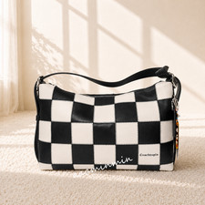NWT Coach Alter/Ego Slouchy Shoulder Bag  CFI73 Black/Chalk