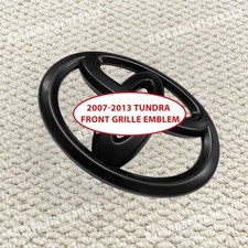 3d Front Grille Badge Bumper Emblem 2007-2013 For Tundra Matte Black 75311-0c030