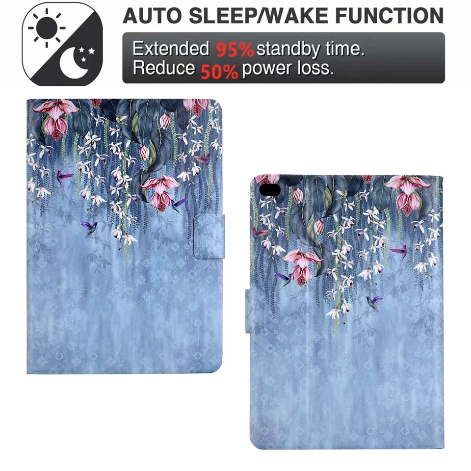 for iPad Mini 1 2 3 4 5 6 9.7" 8.3" A17 Pro Tablet Flip Leather Stand Cover Case - Image 2 of 4