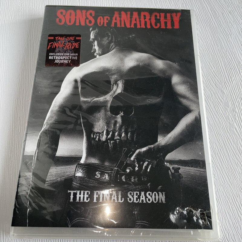 Sons of Anarchy The Final Season/ 5 DVDs 2014 New/tattoo stories/deleted scenes