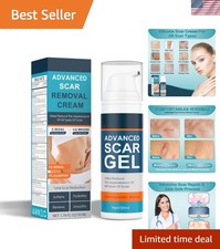 Advanced Silicone Scar Cream - Effective Treatment for New  Old Scars, 1.76oz