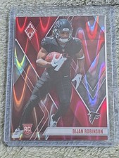 2023 Panini Phoenix - Rookies Bijan Robinson #104 Red Seismic /199 (RC)