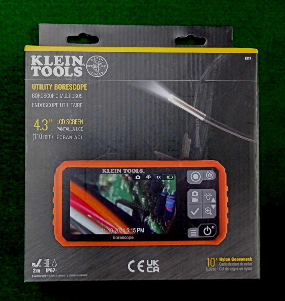 KLEIN ET17 UTILITY BORESCOPE INSPECTION CAMERA | eBay
