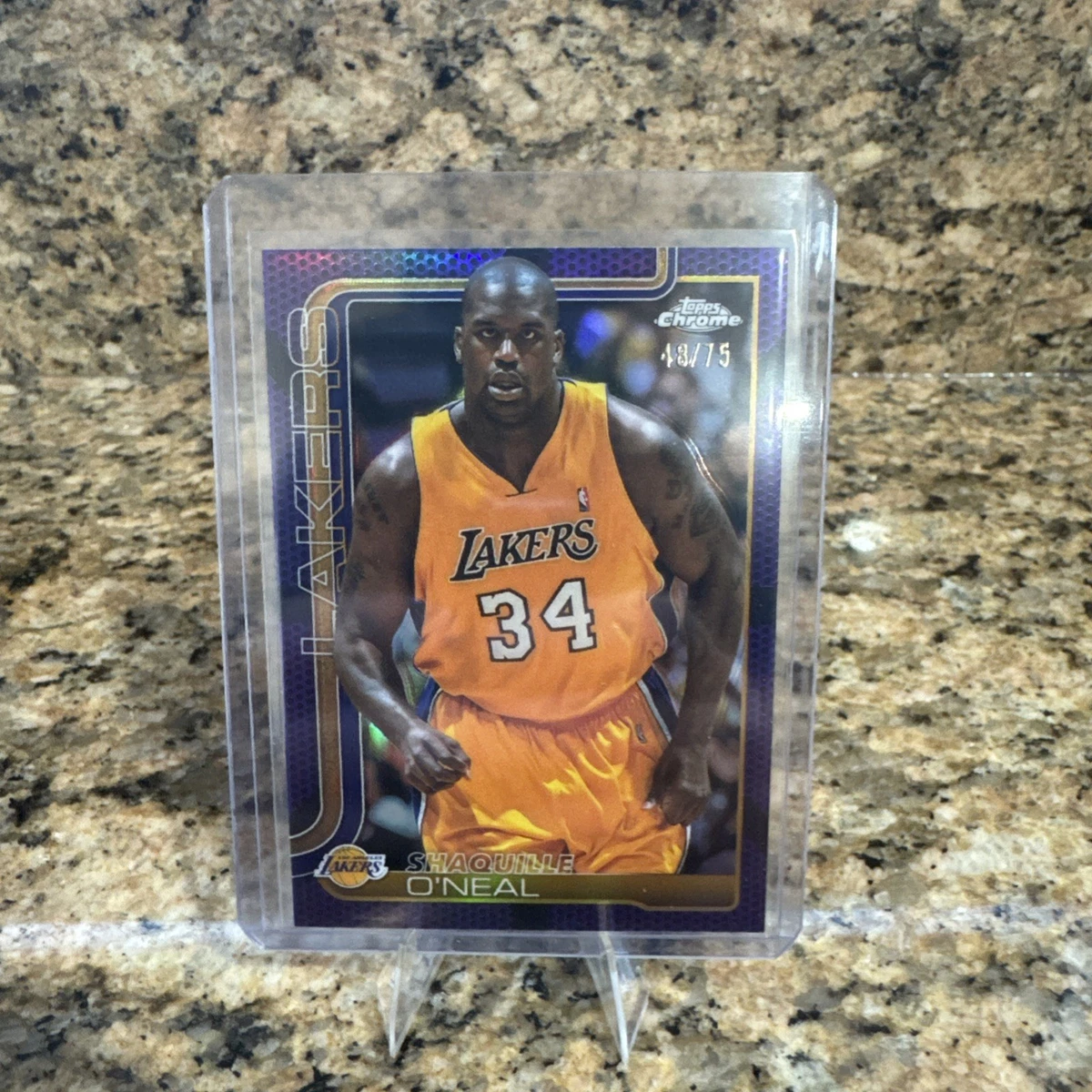 Topps Shaquille O'Neal Basketball Serial Numbered Sports Trading