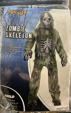 NEW Spirit Halloween Zombie Skeleton Costume Child Small 4-6