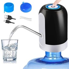 5 Gallon Water Dispenser - Water Bottle Pump with Reusable Caps for Screw Top...