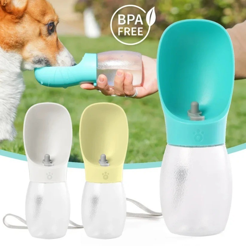 Portable Pet Cats Travel Dispenser Proof Leak Outdoor Drinke