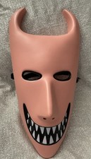 Nightmare Before Christmas Lock Mask w/ Black Nylon Strap 16.25 Approx See Pics
