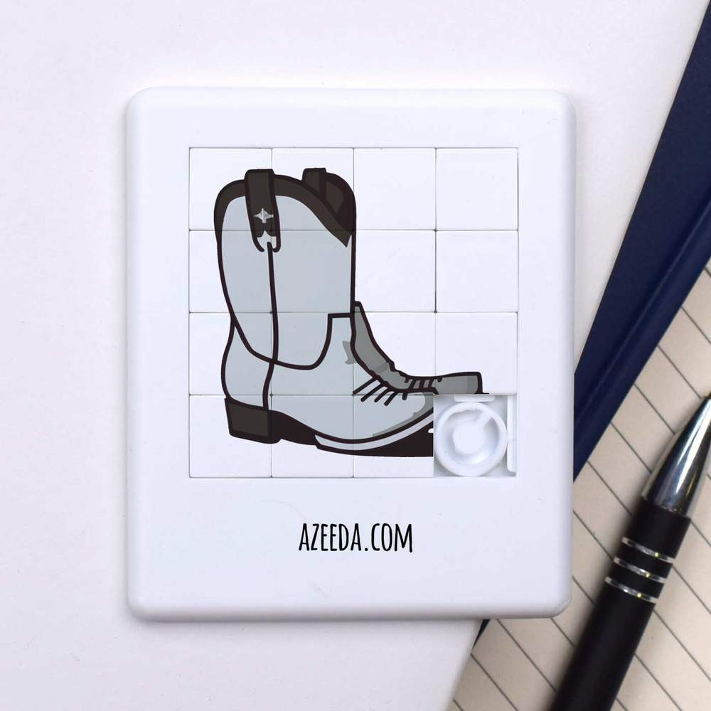'Texas Cowboy Boots' Sliding Puzzle (PZ00027942)