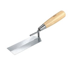 Bon 14-456 Margin Trowel - Bucket Carbon Steel 5-in. X 2-in. Wood Handle