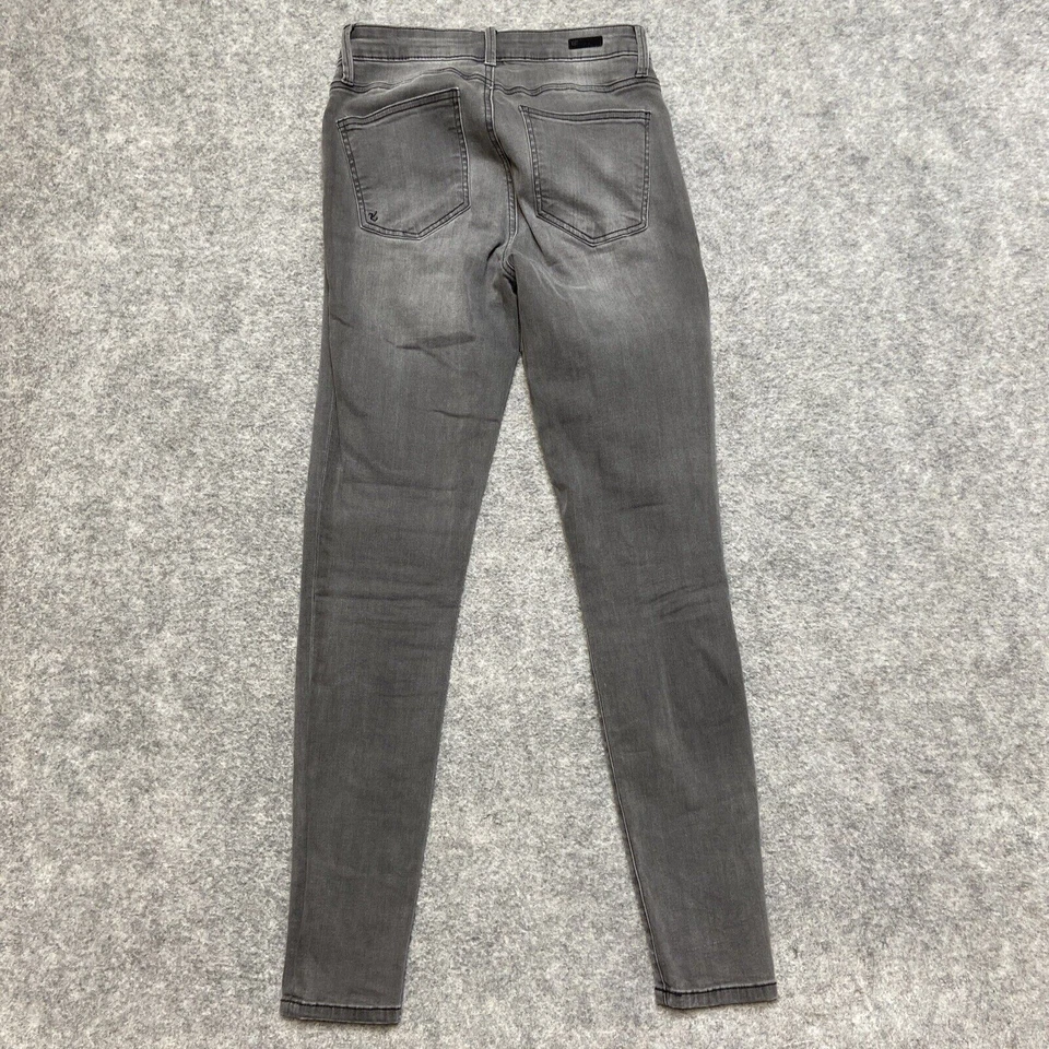 Женские узкие джинсы KUT From The Kloth с высоким подъемом зубочистка размер 6 серая джинсовая ткань - Изображение 2 из 4