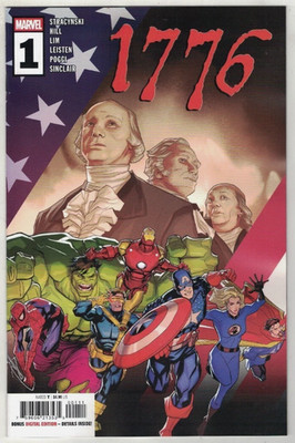 1776 #1 MARVEL COMICS 2025 PETE WOODS MAIN COVER NM