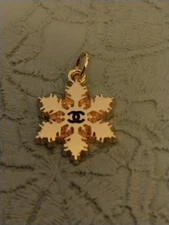 Chanel Snowflake Zipper Pull Charm 