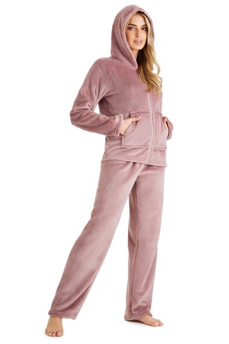 CityComfort Women's Pyjama Sets, Hooded Fleece Pyjamas for Women and Teens - Picture 14 of 70