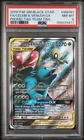 2019 POKEMON SM BLACK STAR PROMO #SM167 FULL ART/CELEBI & VENUSAUR GX PSA 8