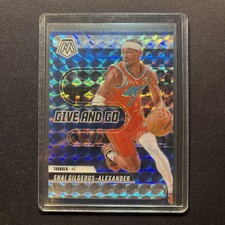 2024-25 Panini Mosaic Give and Go Shai Gilgeous-Alexander #2 Mosaic Prizm