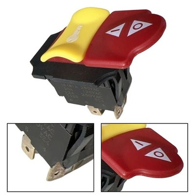 Drucktastenschalter 125V 250V 20A 12A elektromagnetische Ausführung für Werkze