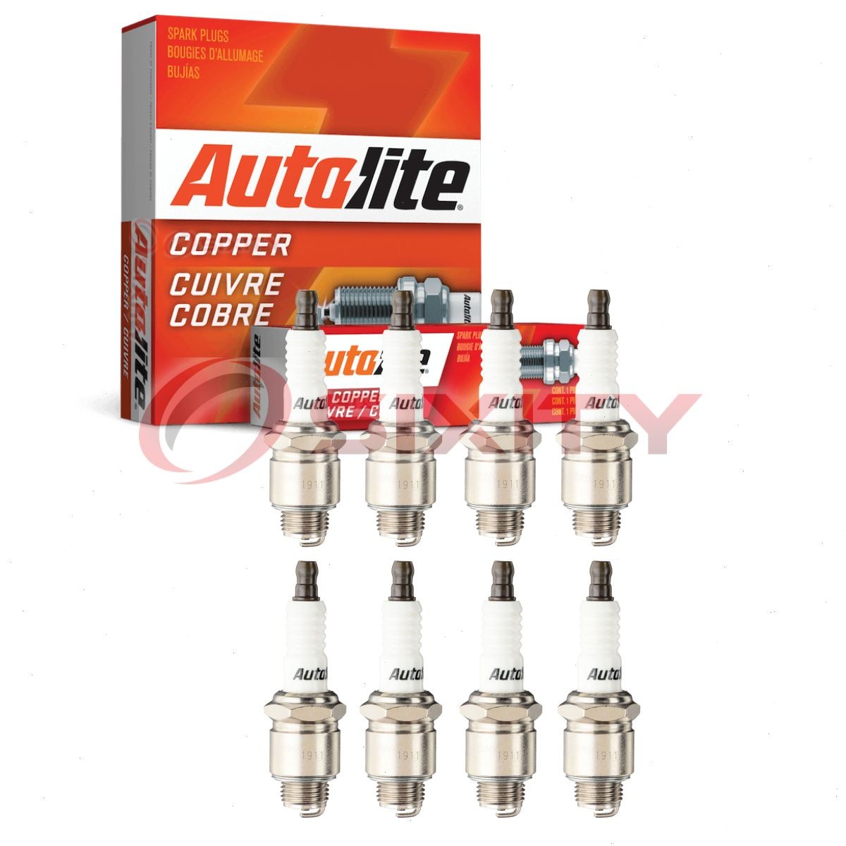 8 pc Autolite Copper Core Spark Plugs for 1931-1932 DeSoto Model CF 3.6L L8 bj