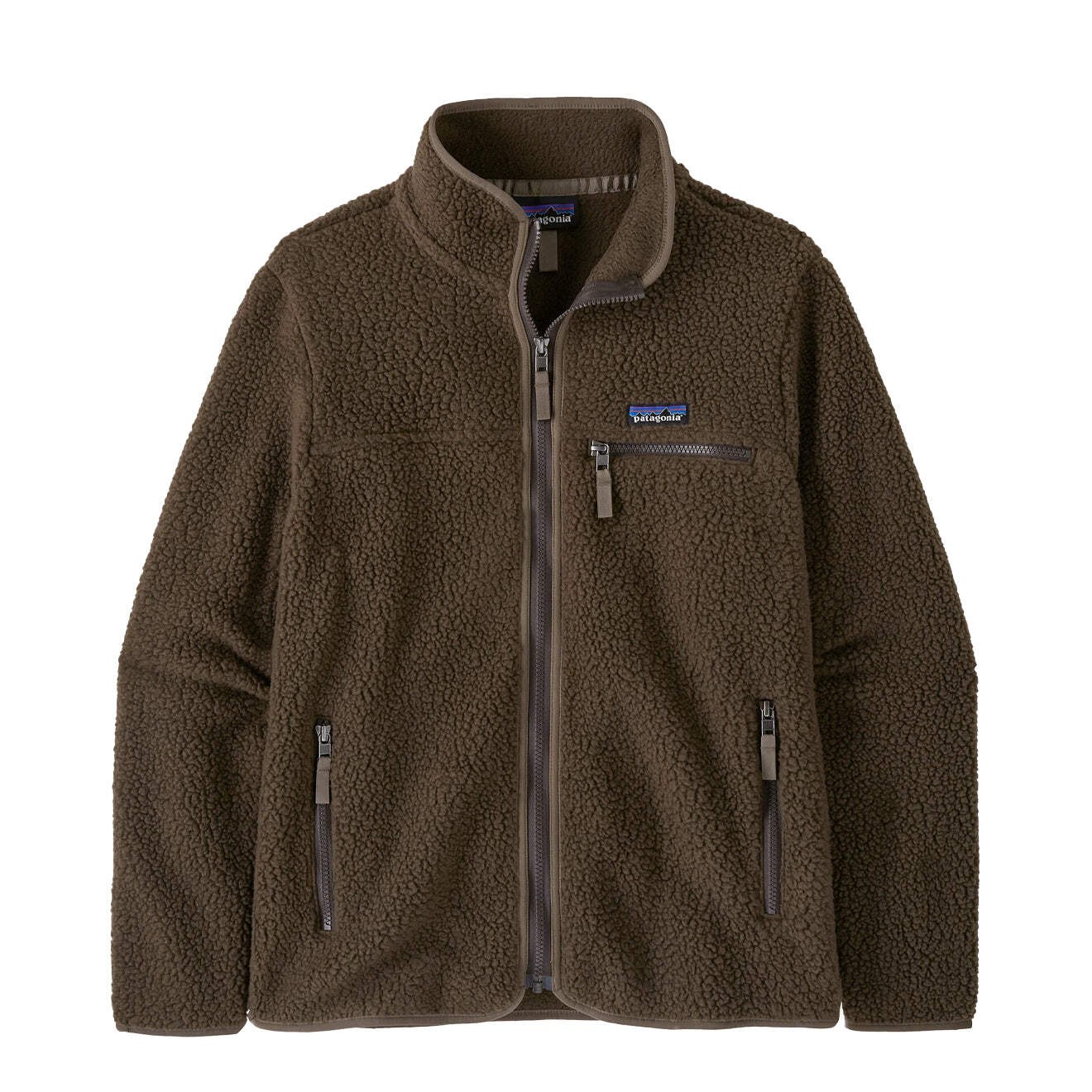 Chaqueta polar retro Patagonia para mujer marrón nutria