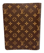 Louis Vuitton Monogram Agenda Bureau Notebook Planner Cover Brown R20001
