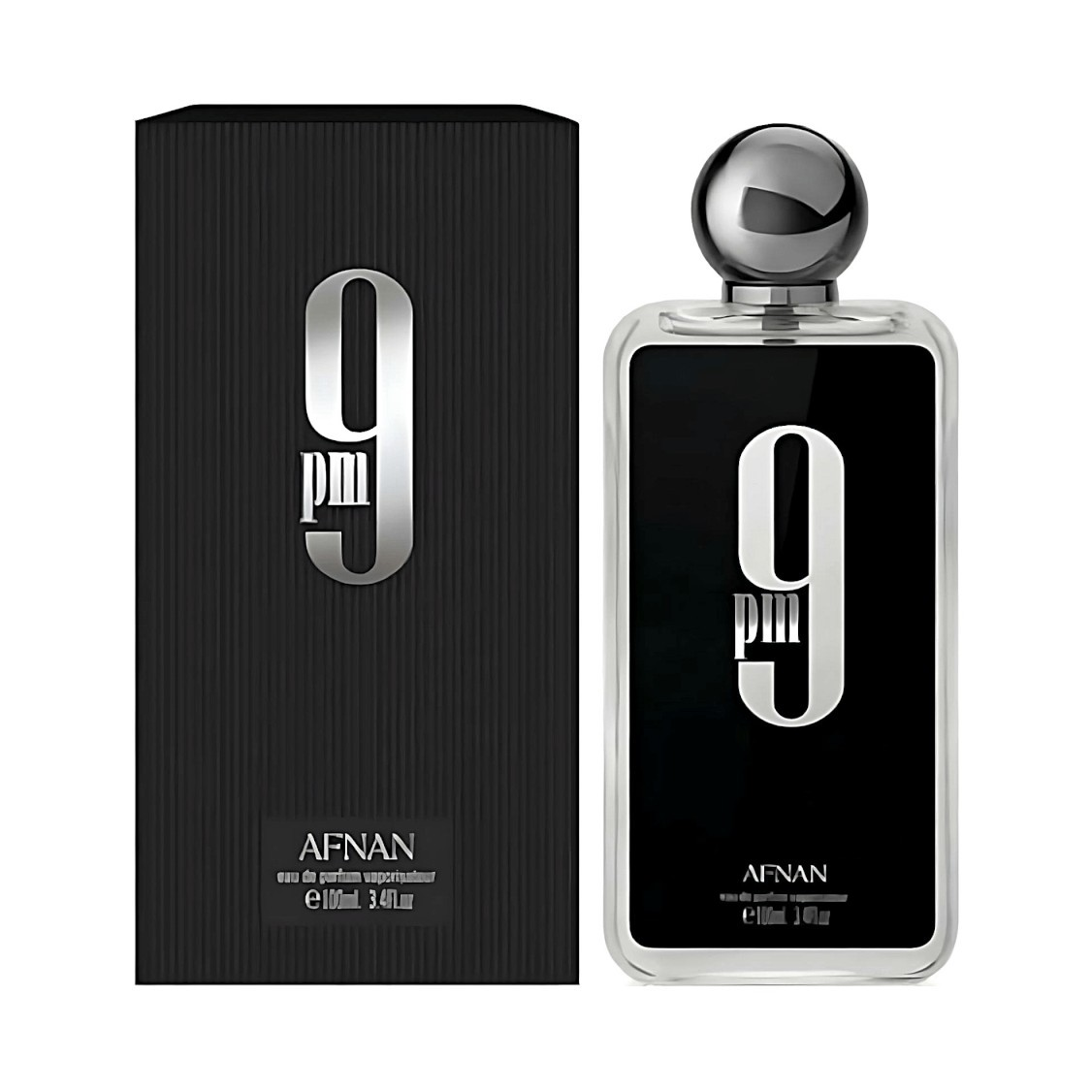 Afnan 9 PM Eau de Parfum Spray 100ml for Men Unisex Luxury Fragrance