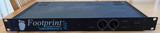 Omniphonics Footprint 19in 1U rack mount stereo amplifier 150W (2 x 75W)
