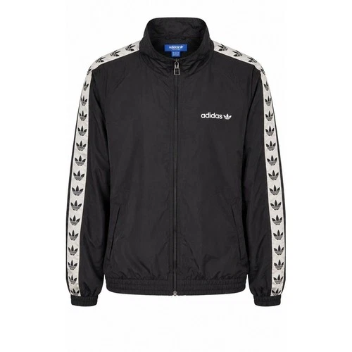 Adidas Originals TNT Trefoil Tape Windbreaker Black Mens M Blokecore Streetwear - product listing photo