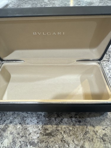 Bvlgari Sonnenbrille Brille Hartschalenetui mit Goldrand - Leeretui - Bild 3 von 5