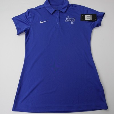  Air Force Falcons Nike Dri-Fit Polo Women's Blue New with Tags Multiple Sizes