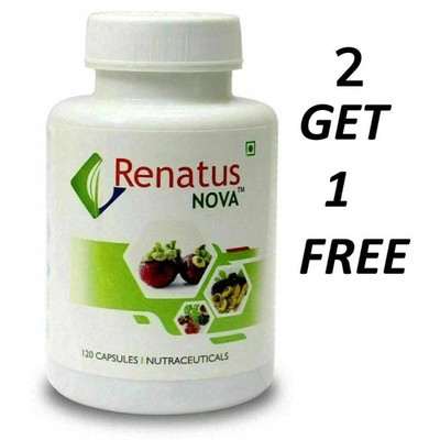 Renatus Nova 120 Caps Natural Body Support Wellness Daily Care BUY 2 GET  1 FREE