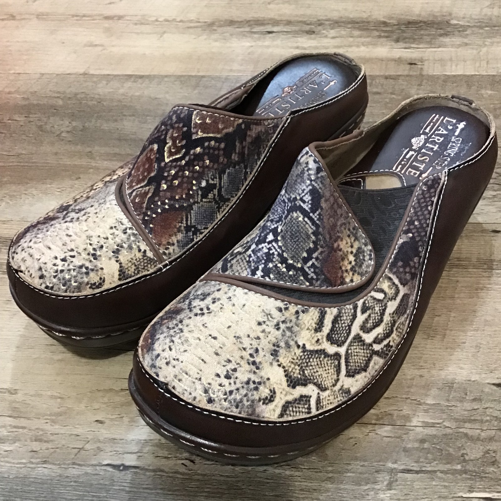 Spring Step L'Artiste Chino Python Women's Size 4… - image 1