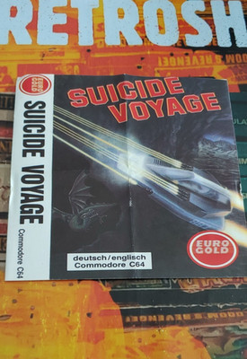 Suicide Voyage (Eurogold 1988) Commodore 64 (Disk, Cover) working classic 8-bit
