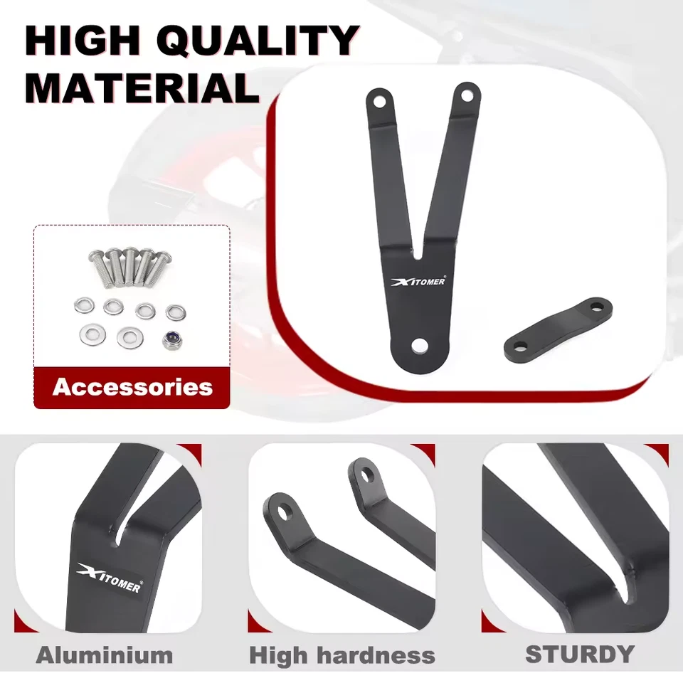 Manguito de escape para motocicleta Yamaha YZF-R3 YZFR3 R3 2015-2024 MT-03 MT03 2020-2024 Foto 2 de 4