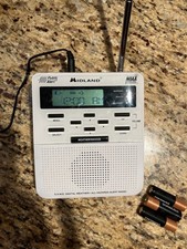 MIDLAND WR-100 All Weather Radio, Public Alert, Emergency Broadcast, NOAA SMS