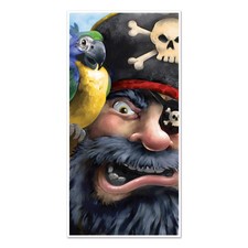Beistle Pirate Door Cover  Party Supply  Decoration