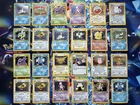111 WOTC vintage pokemon card lot Holo Mewtwo Lapras Gyarados See Description