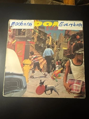 MADONNA / EVERYBODY 12" SINGLE '82 SIRE 45 RPM Synth Pop