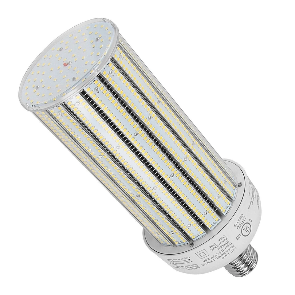 【2 PACK】250W LED Corn Cob Bulb Factory Workshop High Bay Light 5000K Daylight - Image 4 of 4