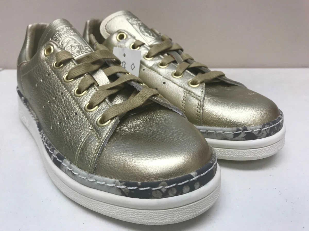 Women s Adidas Stan Smith New Bold Gold F34120 SKU A4 eBay