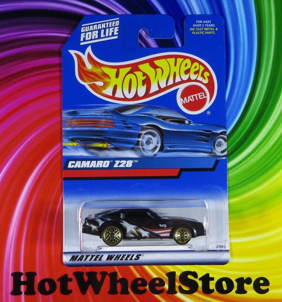 2000  Hot Wheels   Black   CAMARO Z28      Card #124   HW57-112523